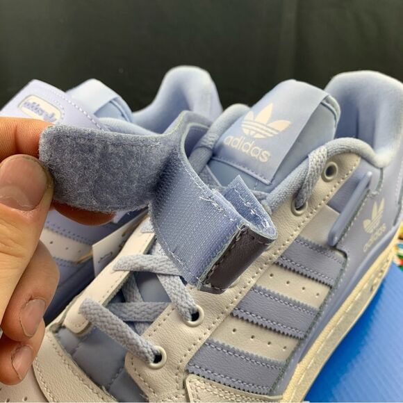 Adidas Forum Low Blue Velcro Size 12 Men's - Picture 8 of 15